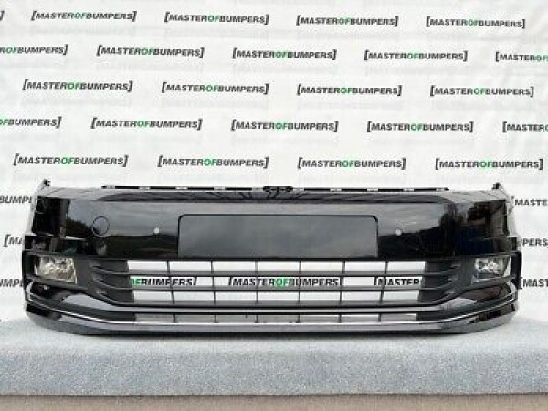 VW Touran Mk2 2015-2020 Front Bumper Black 4 Pdc + Jets Genuine Complete [v376]