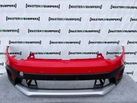 VW Cross Polo 2009-2013 Front Bumper Red With Lip Skirt Genuine [v524]