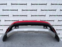 VW Cross Polo 2009-2013 Front Bumper Red With Lip Skirt Genuine [v524]