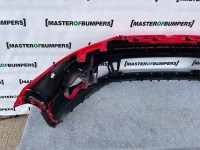 VW Cross Polo 2009-2013 Front Bumper Red With Lip Skirt Genuine [v524]