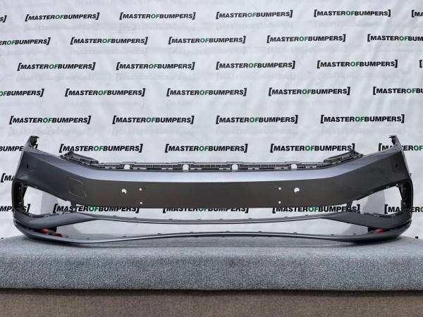 VW Passat Se B8 Face Lifting 2020-on Front Bumper Silver 6 Pdc Genuine [v595]