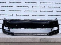 VW Touran Se Mk2 5t 2015-2020 Front Bumper Black 4 Pdc + Jets Genuine [v707]