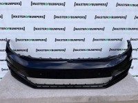 VW Touran Se Mk2 5t 2015-2020 Front Bumper Black 4 Pdc + Jets Genuine [v707]