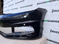 VW Touran Se Mk2 5t 2015-2020 Front Bumper Black 4 Pdc + Jets Genuine [v707]