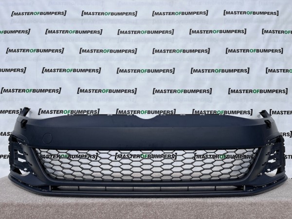 VW Golf Gte Hybrid Mk7.5 2017-2019 Front Bumper No Pdc + Jets Genuine [v778]