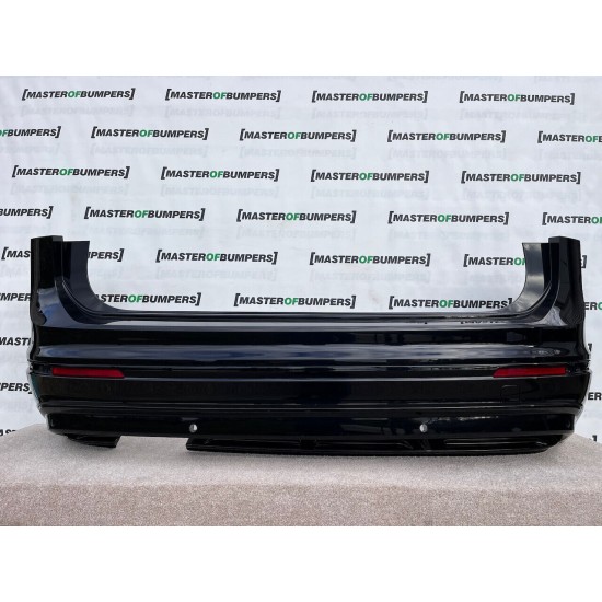 VW Tiguan R Line Suv 2016-2019 Rear Bumper W/trims 6 Pdc Genuine [v915]