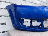 VW Touran Se Mk2 2011-2014 Front Bumper Blue No Pdc No Jets Genuine [v918]