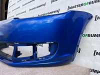 VW Touran Se Mk2 2011-2014 Front Bumper Blue No Pdc No Jets Genuine [v918]