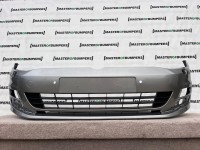 VW Golf Se Mk7 Hatchback 2013-2016 Front Bumper Grey 6 Pdc + Jets Genuine [v936]