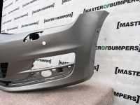 VW Golf Se Mk7 Hatchback 2013-2016 Front Bumper Grey 6 Pdc + Jets Genuine [v936]