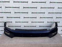 VW Tiguan Se 5na Mk2 2016-2019 Front Bumper Pdc +jets Genuine [v947]