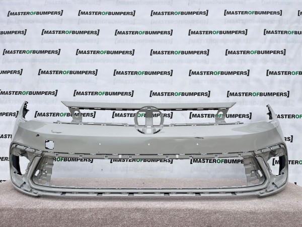 VW Polo R Line Mk6 Facelift 2021-2024 Front Bumper 4 Pdc Genuine [v979]