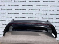 VW Touareg R Line Mk3 2018-2022 Rear Bumper Grey 6 Pdc Genuine [v18]