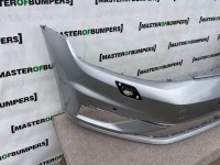 VW Golf Se Mk7 Lift Hatchback 2017-2019 Front Bumper 4 Pdc + Jets Genuine [v84]