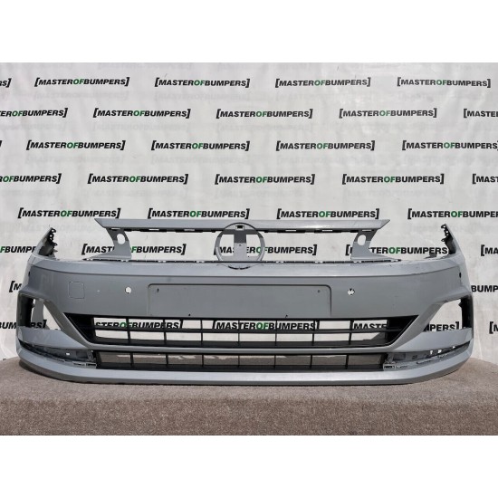 VW Polo Bluemotion Hatchback Mk6 2017-2021 Front Bumper 6 Pdc Genuine [v121]