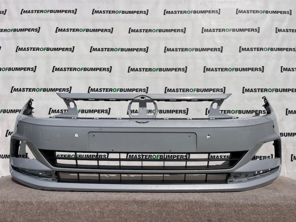 VW Polo Bluemotion Hatchback Mk6 2017-2021 Front Bumper 6 Pdc Genuine [v121]