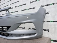 VW Polo Bluemotion Hatchback Mk6 2017-2021 Front Bumper 6 Pdc Genuine [v121]