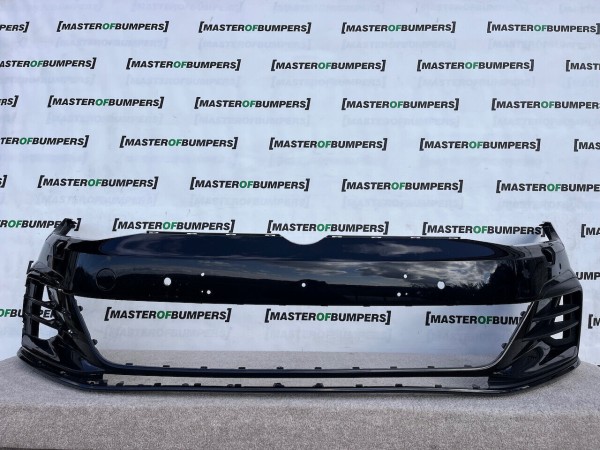 VW Golf Gti Gtd Mk7 Lift Hatc 2017-2019 Front Bumper 4 Pdc + Jets Genuine [v125]