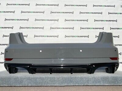 Audi Rs3 Hatchback Only Facelift 2016-2020 Rear Bumper In Grey Genuine [a572]