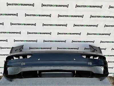 Audi Sq5 Q5 S Line 2016-2020 Rear Bumper In Black 4 Pdc Genuine [a790]