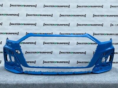 Audi A1 S Line S1 2019-on Front Bumper In Blue With Jets Genuine [a357]