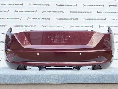 Audi Tt Se Coupe Roadster Mk3 2015-2019 Rear Bumper In Red Genuine [a552]