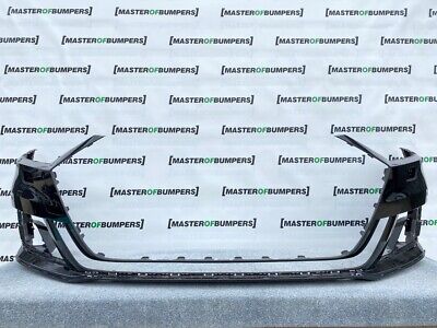 Audi A8 S Line S8 Mk2 2019-on Front Bumper In Black 6x Pdc Genuine [a621]