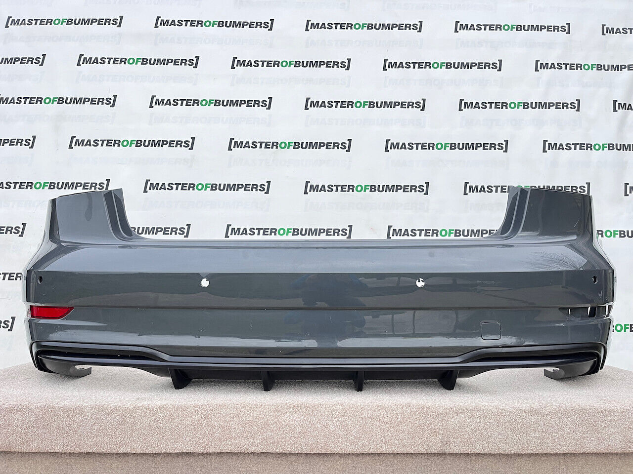 Audi S3 Saloon Cabrio 8v5 Face Lifting 2016-2019 Rear Bumper Genuine [a472]