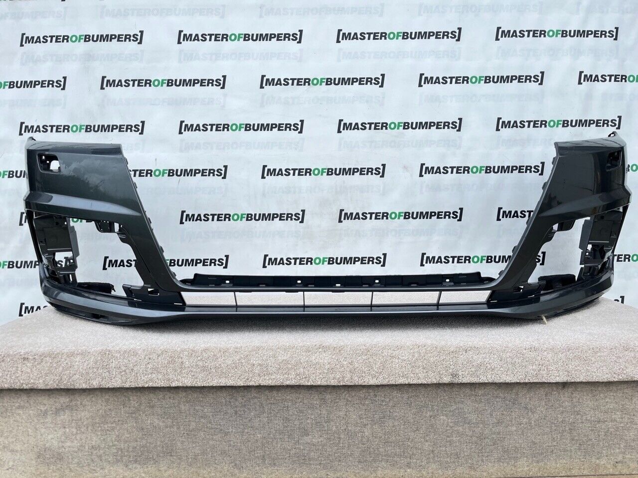 Audi Q7 S Line Sq7 4m 2016-2019 Front Bumper 4 Pdc + Jets Genuine [a558]