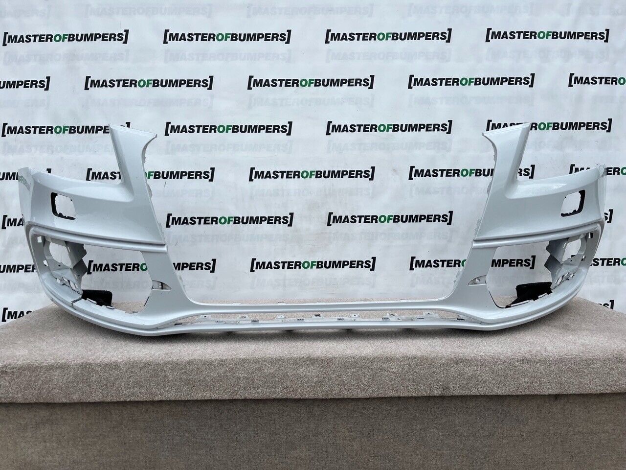 Audi Q5 S Line 8r0 Facelift 2012-2015 Front Bumper 4 Pdc + Jets Genuine [a531]