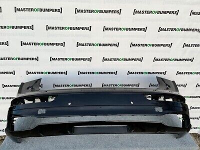 Audi Sq5 Q5 S Line 2016-2020 Rear Bumper In Black 6 Pdc Genuine [a819]