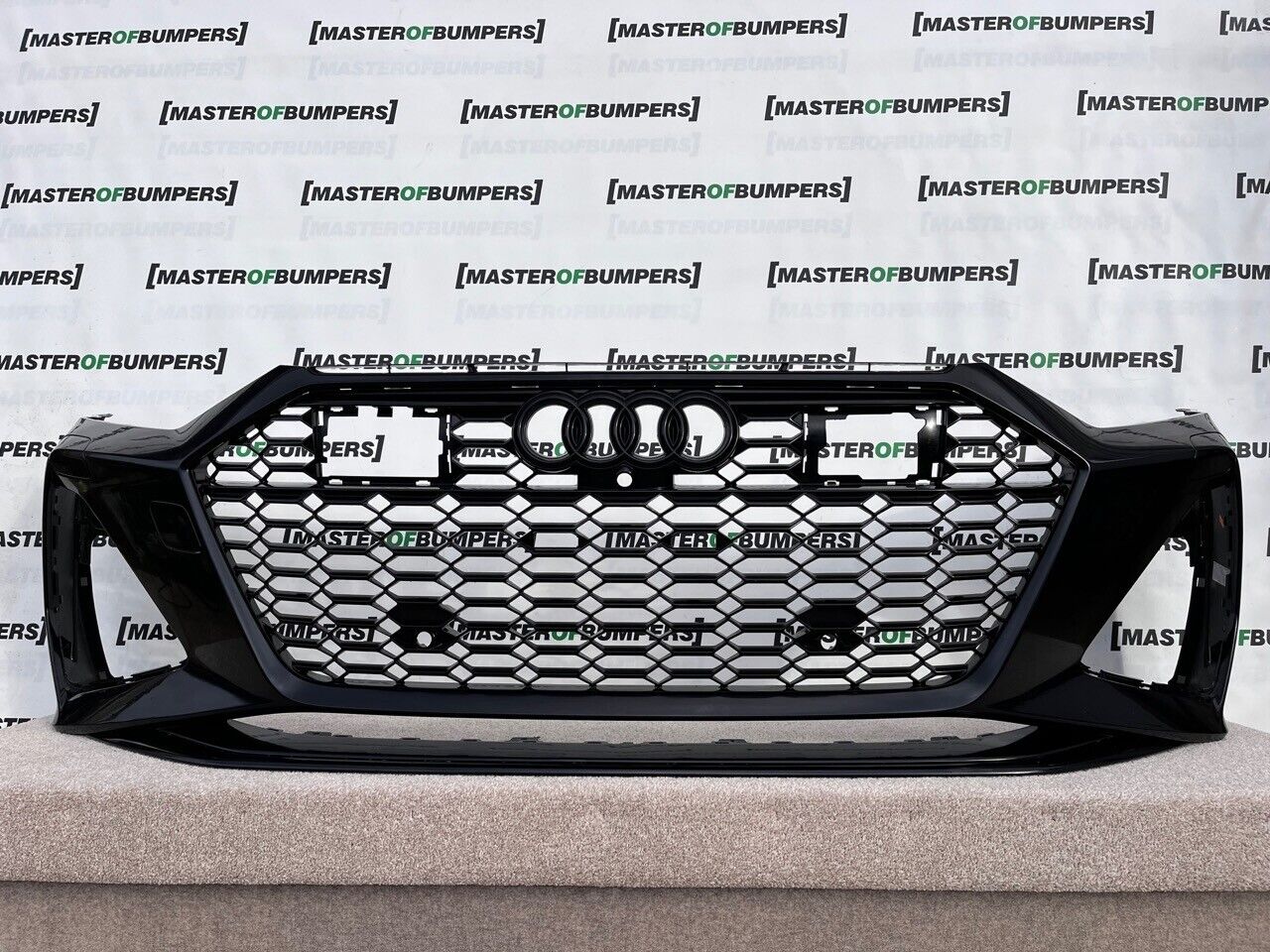 Audi Rs6 Rs7 C8 Black Edition 2020-on Front Bumper W/grill Genuine [a212]