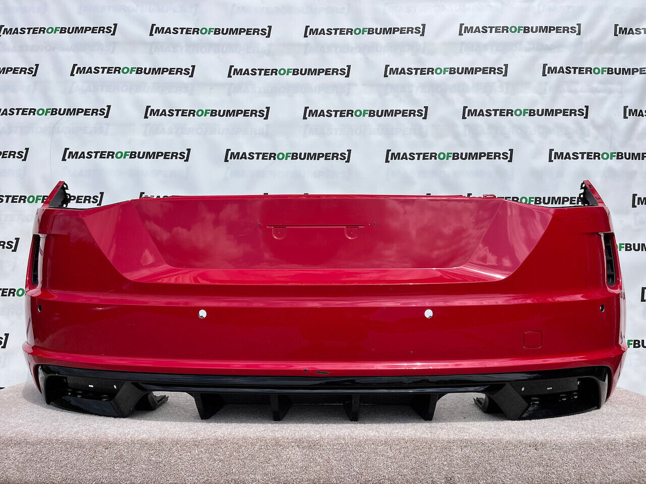 Audi Tt S Line Tts Face Lift 2019-2022 Rear Bumper Red 4 Pdc Genuine [a328]