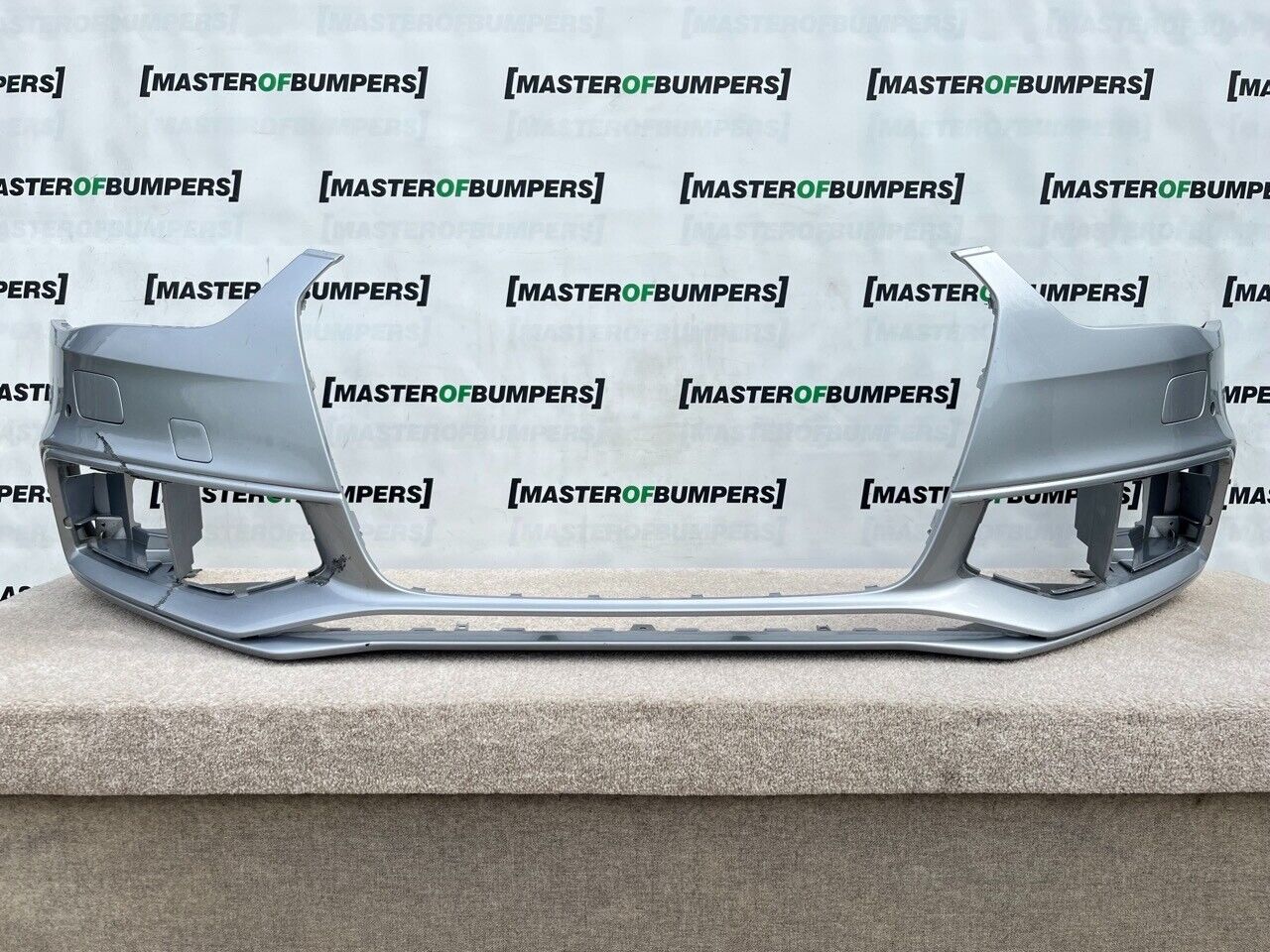 Audi A4 S Line B8.5 Facelift 2012-15 Front Bumper 4 Pdc + Jets Genuine [a560]