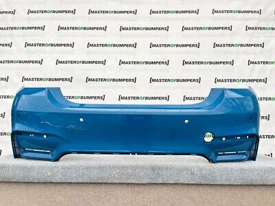 BMW M4 Coupe Cabrio F82 F83 2014-2019 Rear Bumper Blue 4 Pdc Genuine [B602]