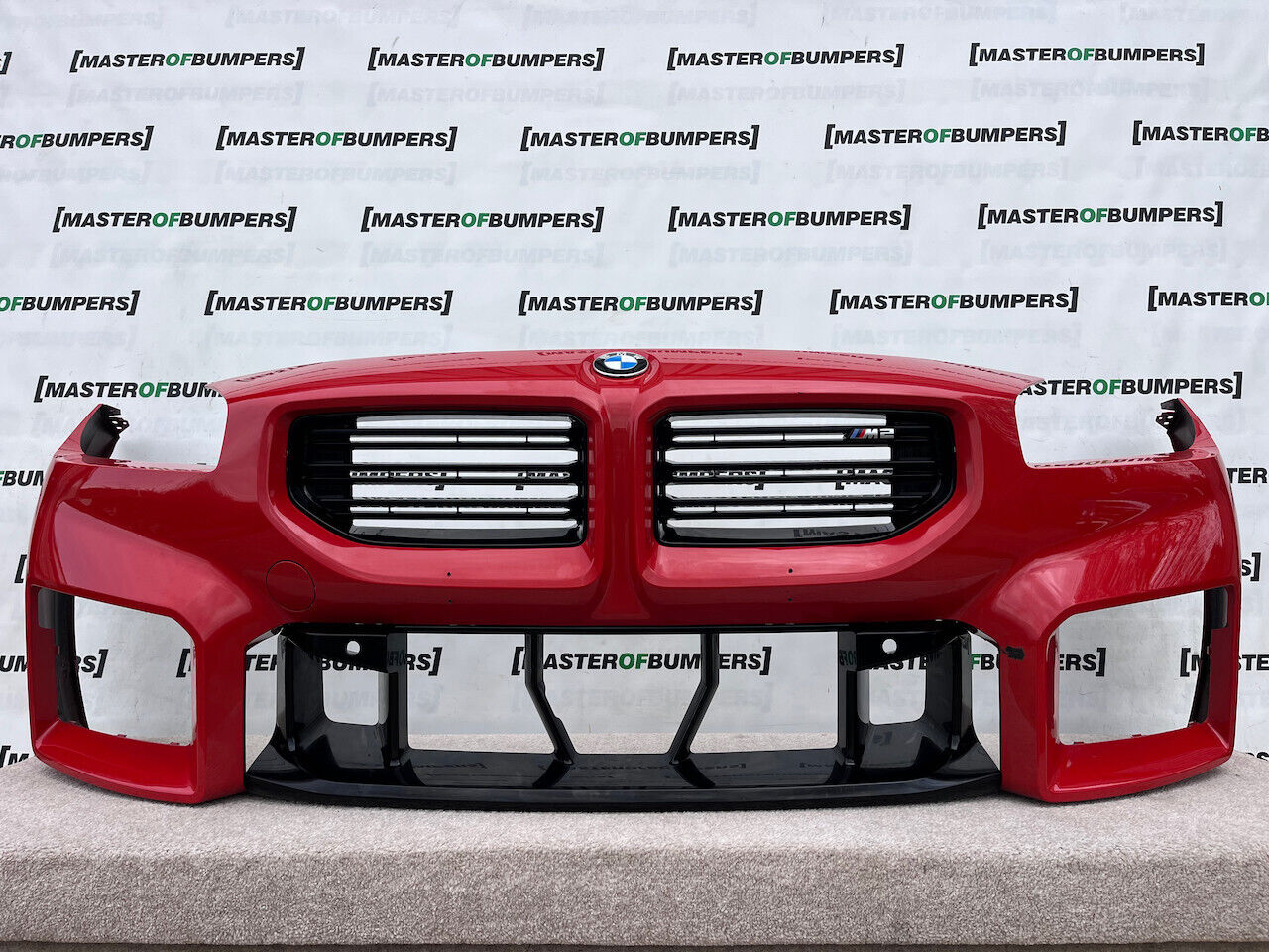 BMW M2 Performance G87 Coupe 2023-on Front Bumper Red 6 Pdc Genuine [B104]