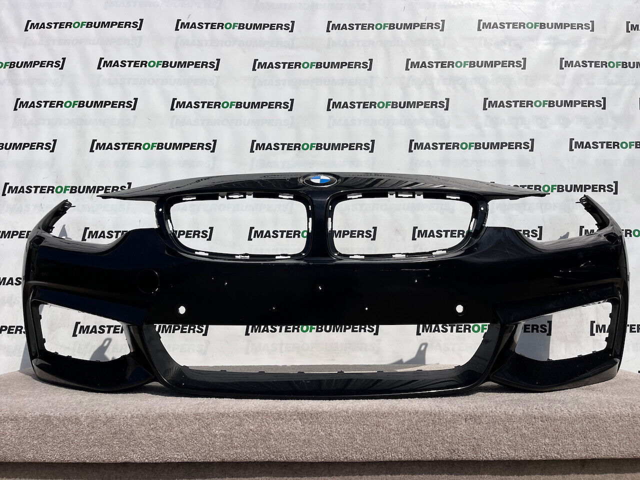 BMW 4 Series F32 F33 F36 M Sport 2013-2019 Front Bumper 4 Pdc Jets Genuine [B809