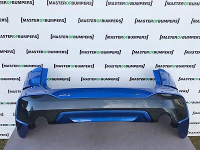 BMW X1 F48 M Sport 2014-2018 Rear Bumper In Blue Genuine [B81]