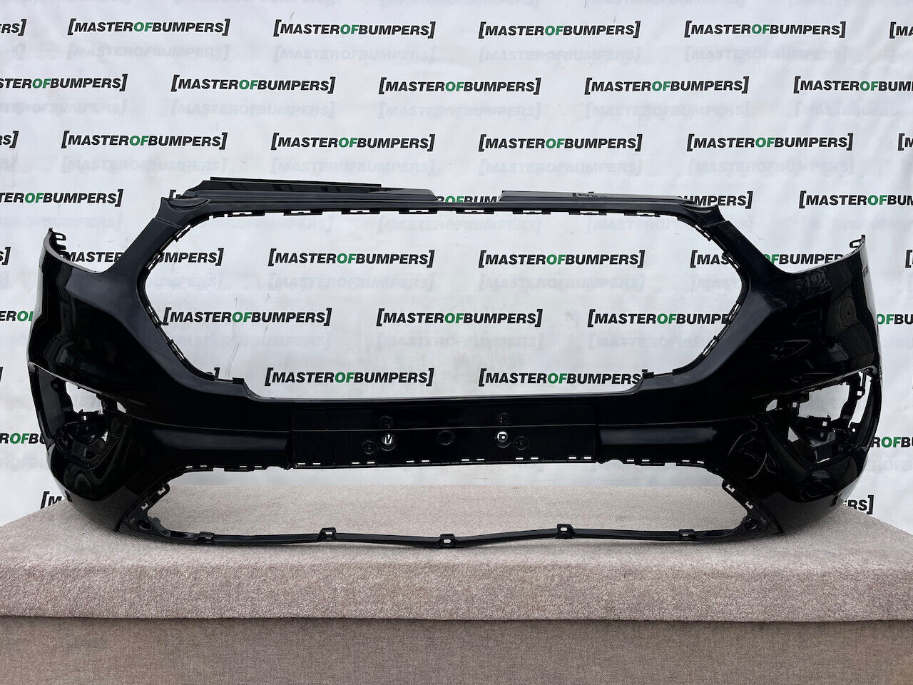 Ford Transit Custom Trend 2018-2022 Front Bumper Black 4 Pdc Genuine [f485]