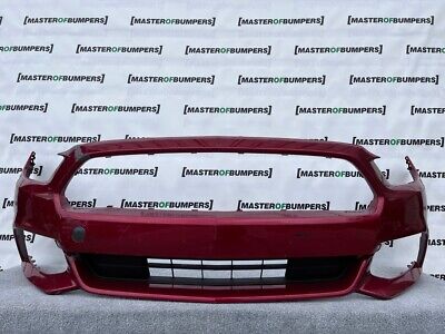 Ford Mustang Gt Mk6 2015-2018 Front Bumper Red Genuine [f28]