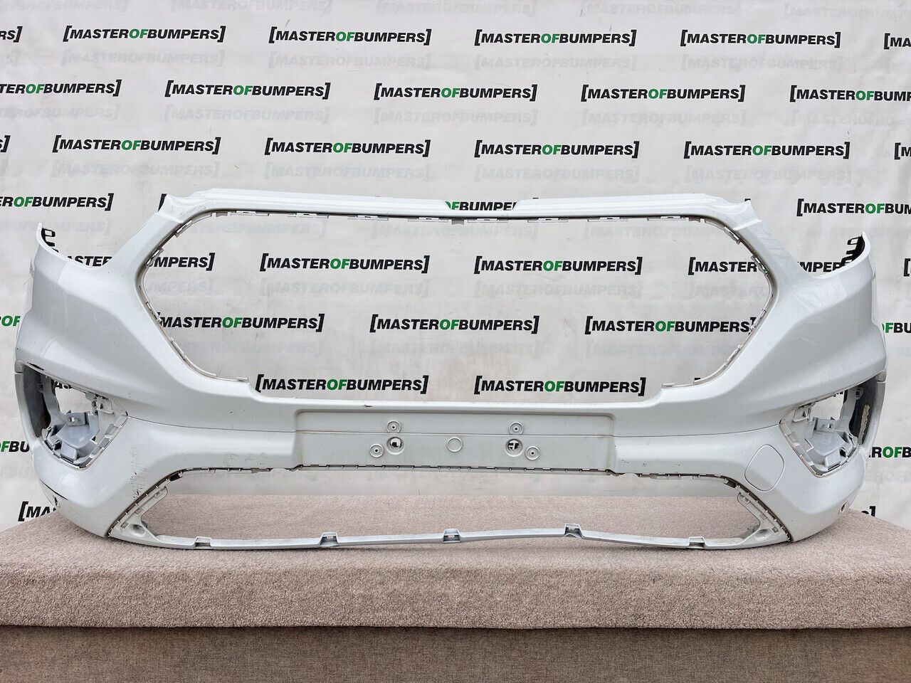 Ford Transit Custom Trend 2018-2022 Front Bumper White 4 Pdc Genuine [f555]