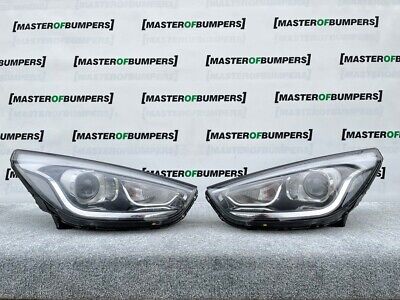 Hyundai Ix35 Ix 35 2012-2016 Headlights Pair Xenon No Led Rhd Genuine Mint!