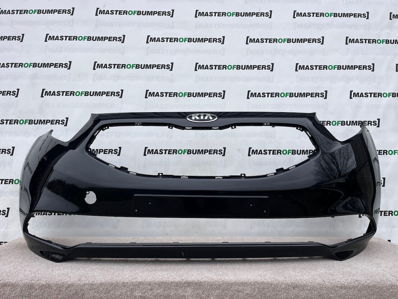 Kia Venga Mpv Hatchback Lift 2015-2019 Front Bumper Black Genuine [k465]