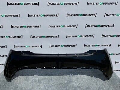 Lancia Y Ypsilon 2012-2016 Rear Bumper In Black Genuine [f602]