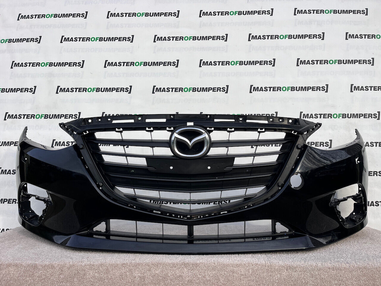 Mazda 3 Skyactiv Salon Estate 2013-2016 Front Bumper No Pdc +jets Genuine [g493]