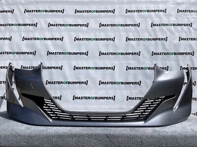 Peugeot 208 Gt Mk2 2020-on Front Bumper Silver Genuine [c284]