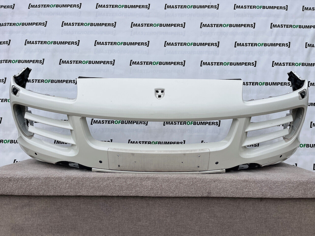 Porsche Cayenne Se Mk1 Lift 2007-2010 Front Bumper White Genuine [p28]