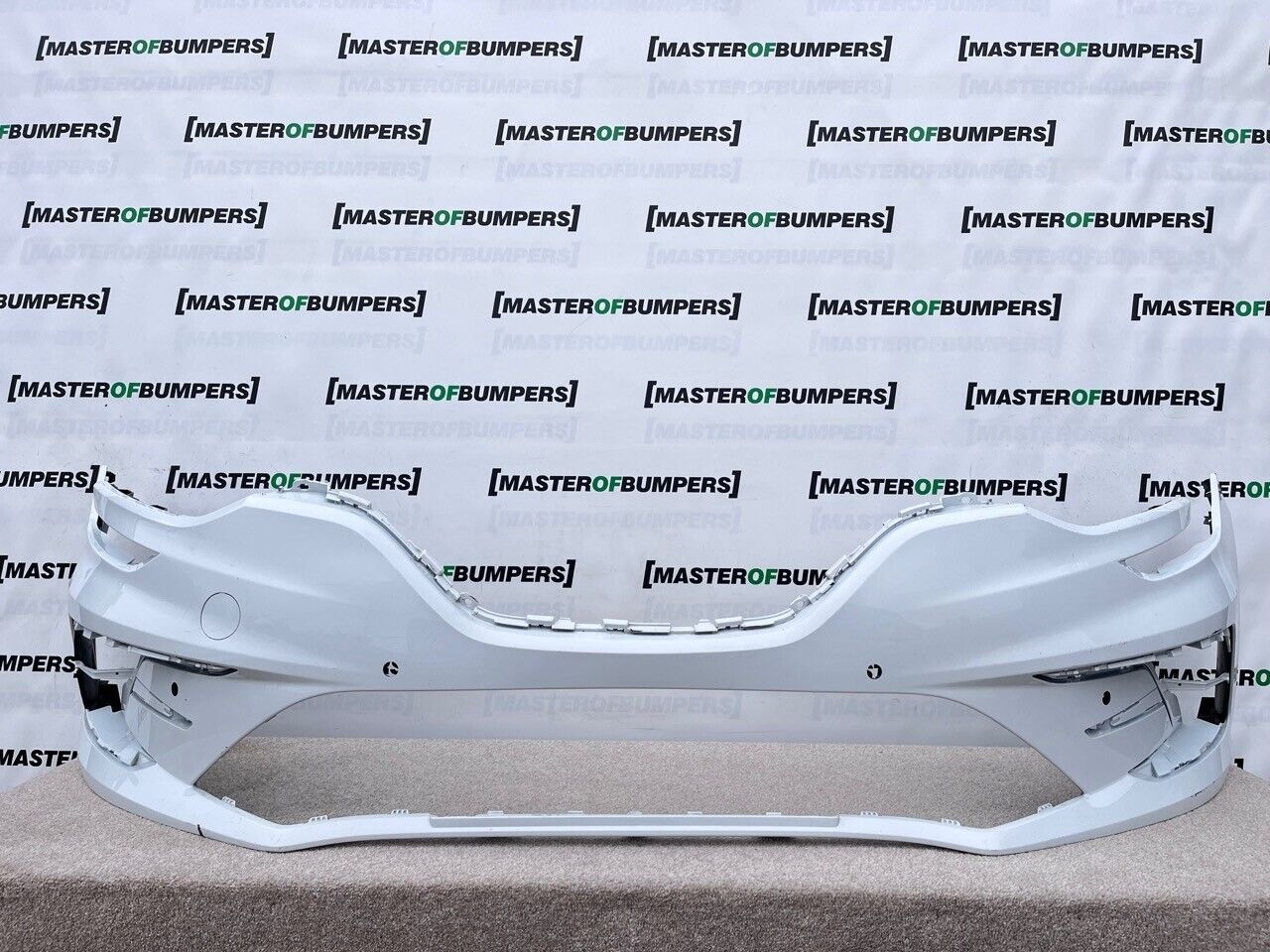 Renault Megane E-tech Hybrid 2021-on Front Bumper White 4 Pdc Genuine [B494]