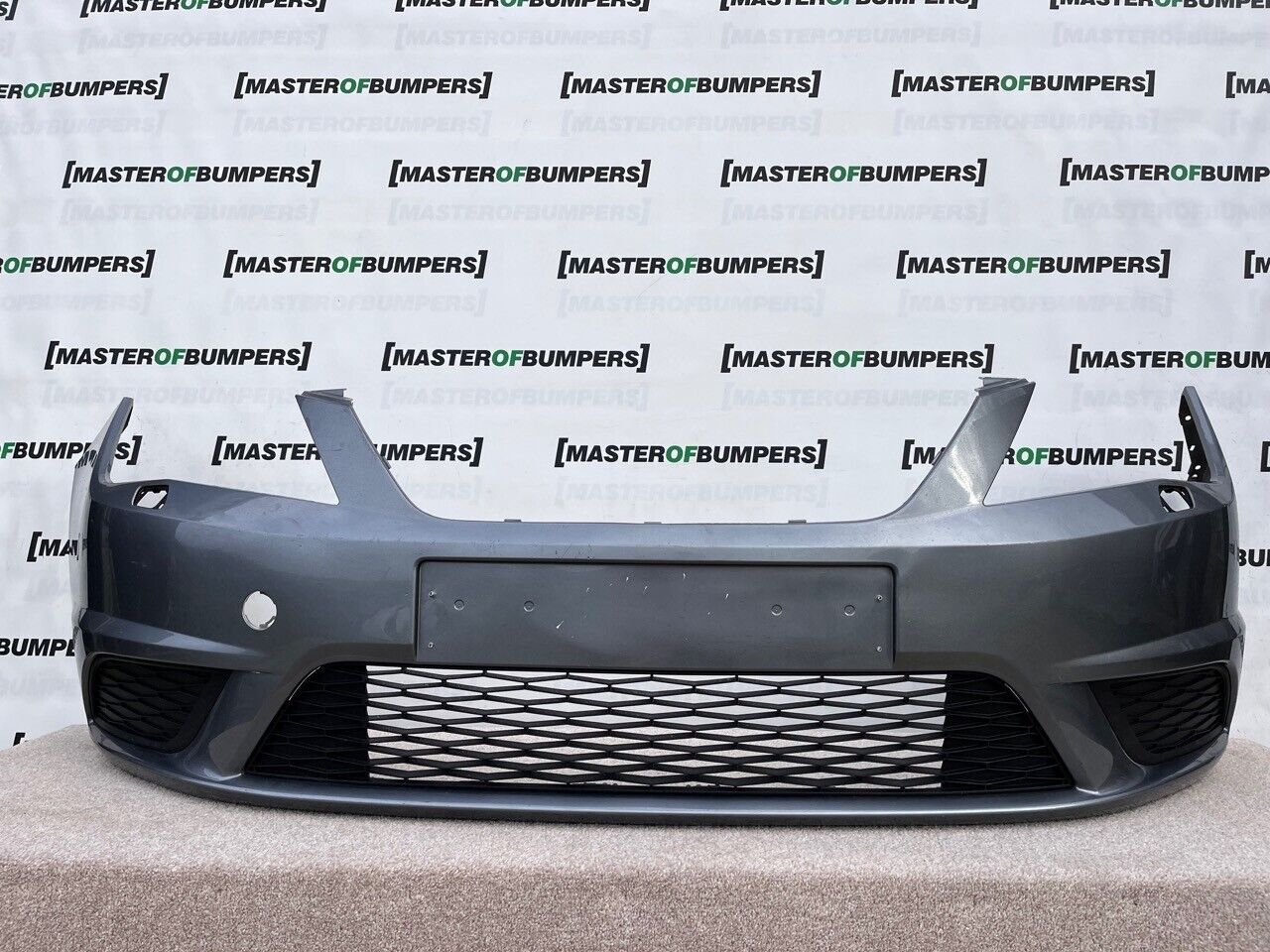 Seat Toledo Se Mk3 2012-2016 Front Bumper Grey No Pdc  + Jets Genuine [o356]