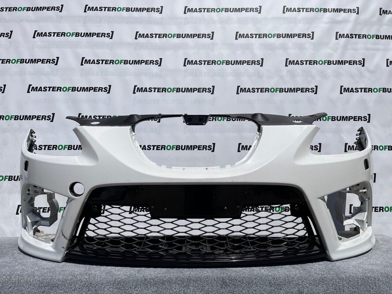 Seat Leon Fr Mk2 2005-2008 Front Bumper White No Pdc + Jets Genuine [o297]